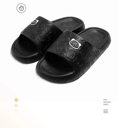 Süße Damen-Badeslipper mit Bärenmotiv | Slip&Smile