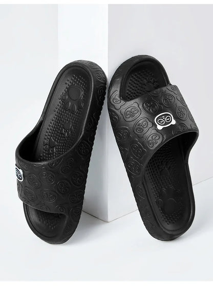 Süße Damen-Badeslipper mit Bärenmotiv | Slip&Smile